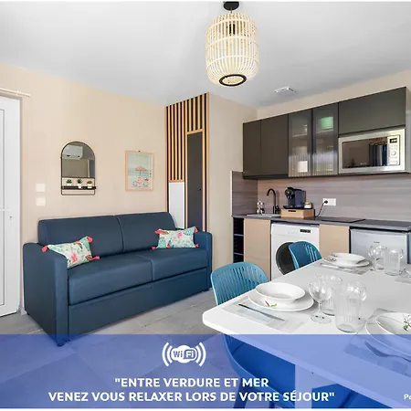 Reves Bleus, T2 Proche Des Sablettes, Clim, Wifi, Place De Parking *