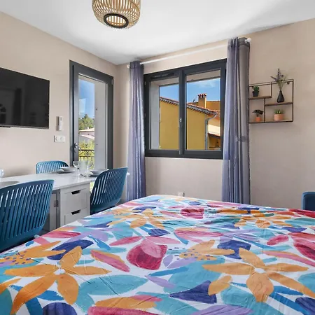 Reves Bleus, T2 Proche Des Sablettes, Clim, Wifi, Place De Parking Apartment *