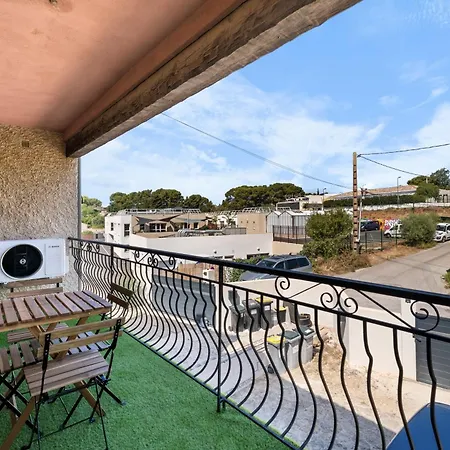 Reves Bleus, T2 Proche Des Sablettes, Clim, Wifi, Place De Parking