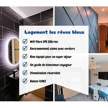 Reves Bleus, T2 Proche Des Sablettes, Clim, Wifi, Place De Parking La Seyne-sur-Mer