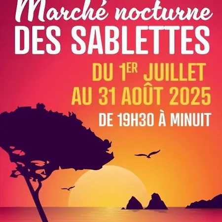 Reves Bleus, T2 Proche Des Sablettes, Clim, Wifi, Place De Parking *